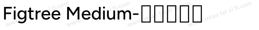 Figtree Medium字体转换